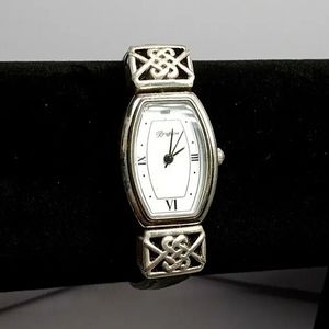 Brighton Ladies Canterbury Quartz Wrist Watch Flip Band New Battery 4/12/22